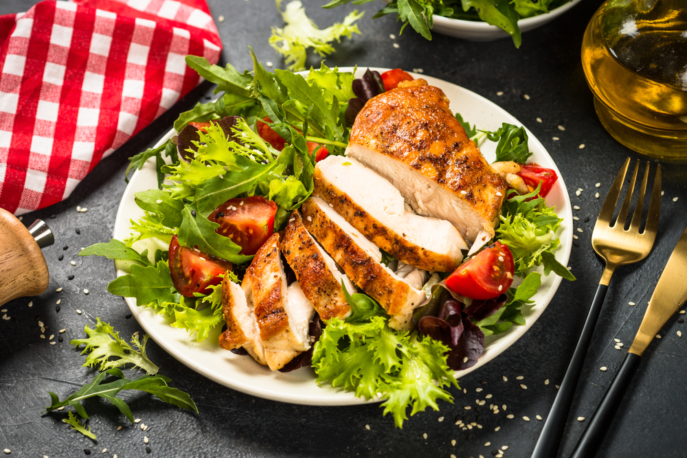 Grilled chicken salad