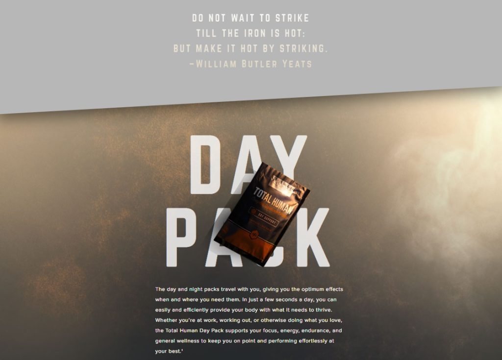 Onnit Total Human Breakdown 6 ONNIT TOTAL HUMAN DAYPACK UK